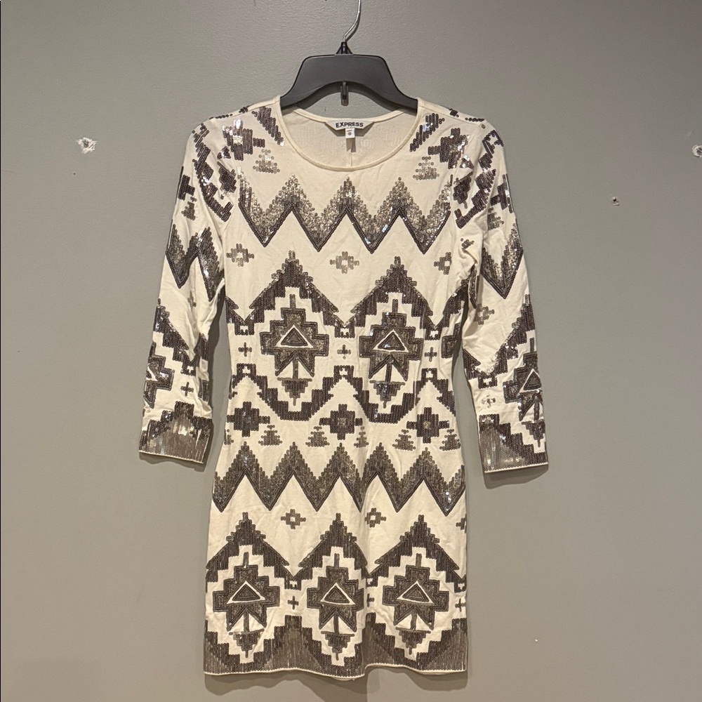 Geometric Patterned Dress